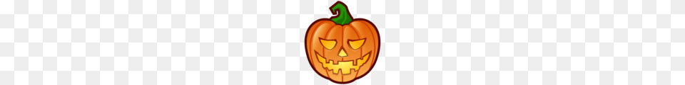 Jack O Lantern Emoji, Plant, Food, Vegetable, Pumpkin Free Png Download