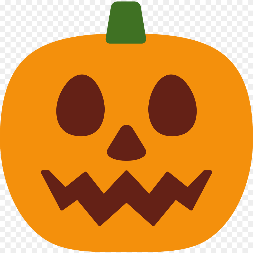 Jack O Lantern Emoji Clipart, Food, Plant, Produce, Pumpkin Free Png
