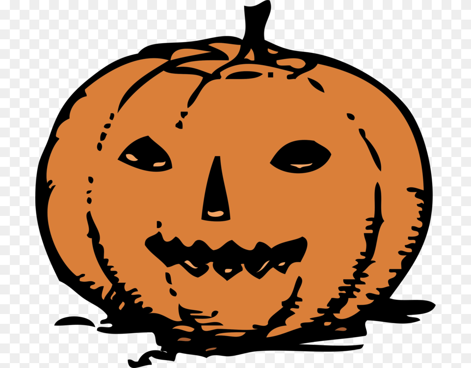 Jack O Lantern Halloween Pumpkin Trick Or Treating Vegetable, Food, Produce, Plant Free Png Download