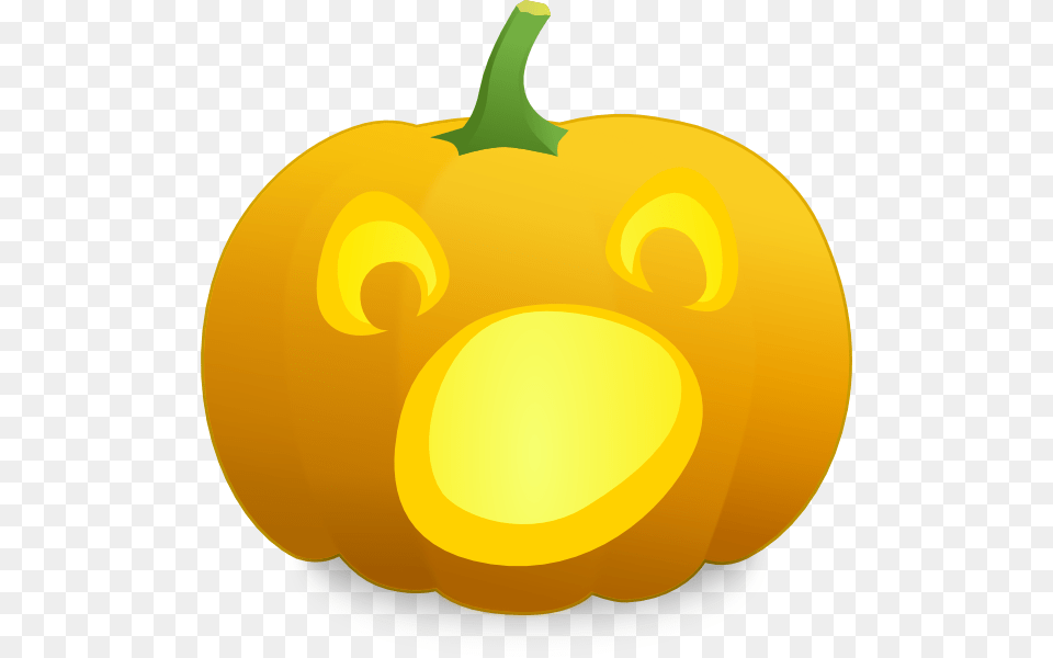 Jack O Lantern Open Mouth, Food, Plant, Produce, Pumpkin Png Image