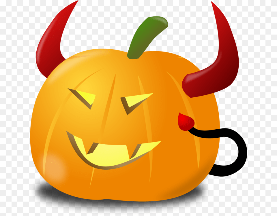Jack O Lantern Pumpkin Computer Icons Drawing Devil Free, Festival, Food, Plant, Produce Png Image