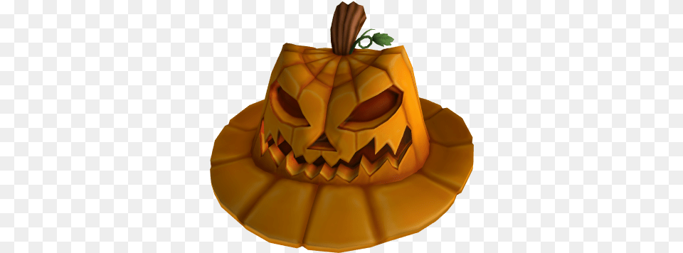 Jack O Roblox Fedora De Halloween, Clothing, Hat, Plant, Food Free Png Download