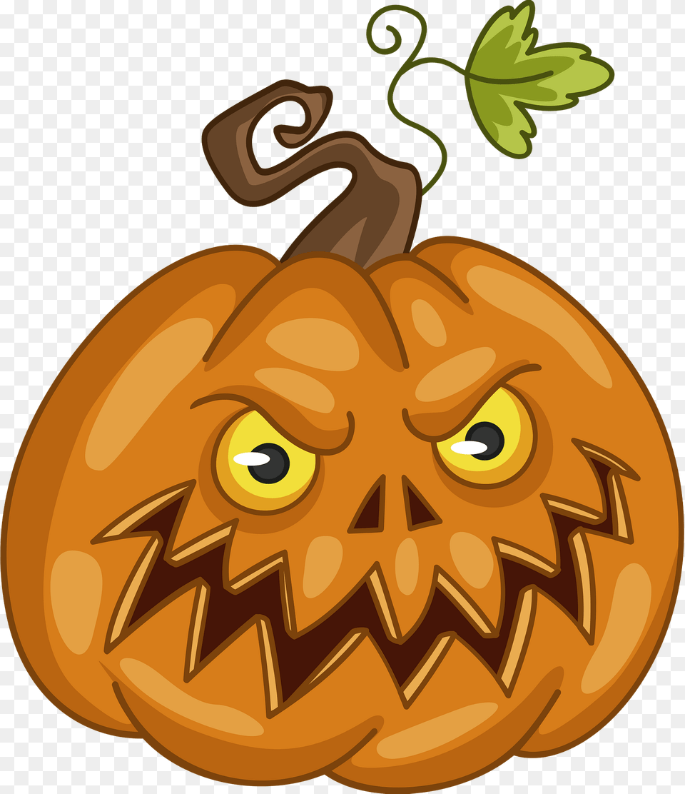 Jack O39 Lantern Clipart, Food, Plant, Produce, Pumpkin Free Png Download