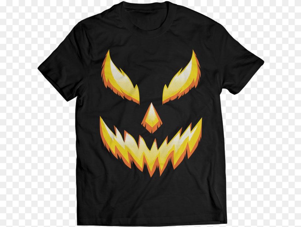 Jack O39 Lantern Scary Face Flame, Clothing, T-shirt, Person, Logo Png Image