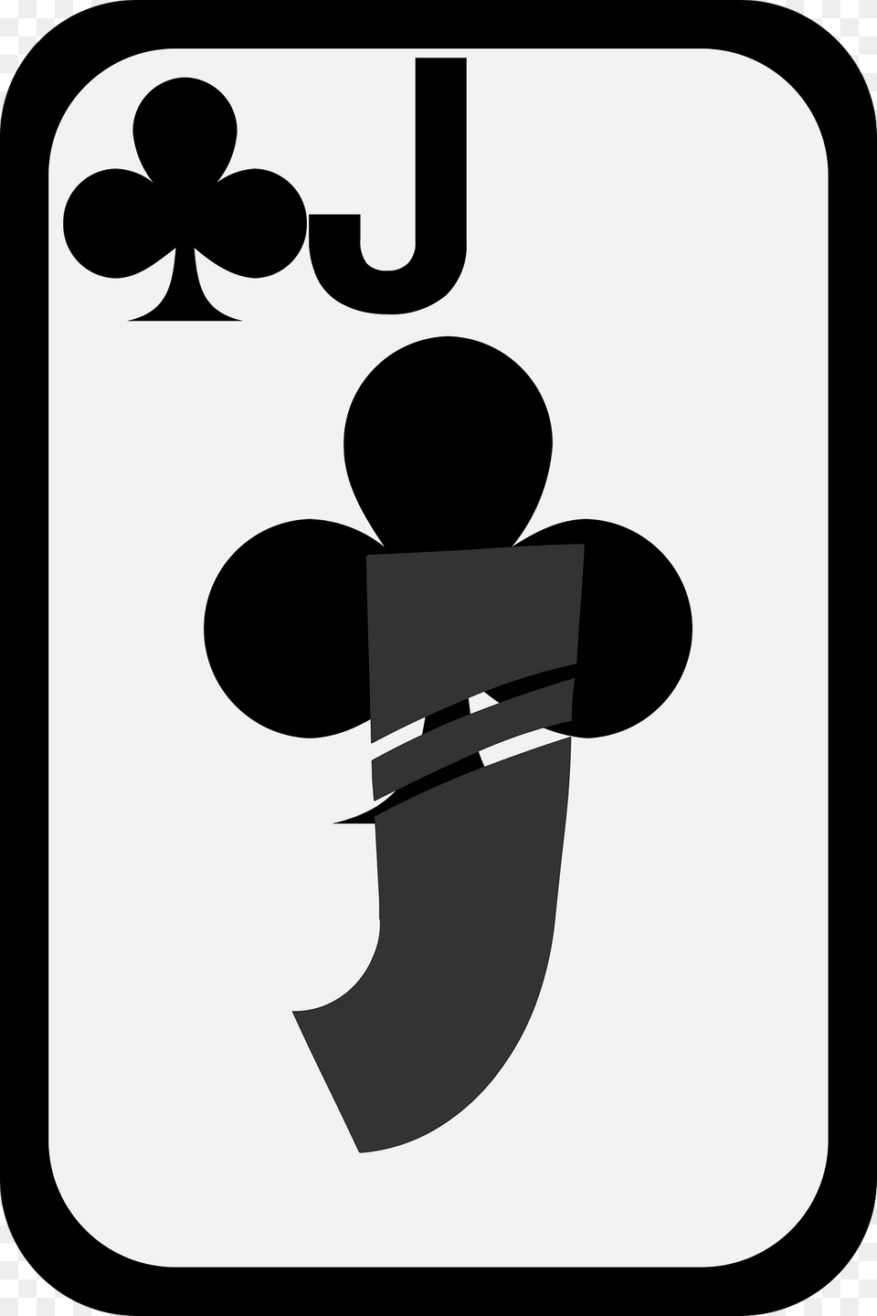 Jack Of Clubs Clipart, Stencil, Symbol, Smoke Pipe, Text Free Png