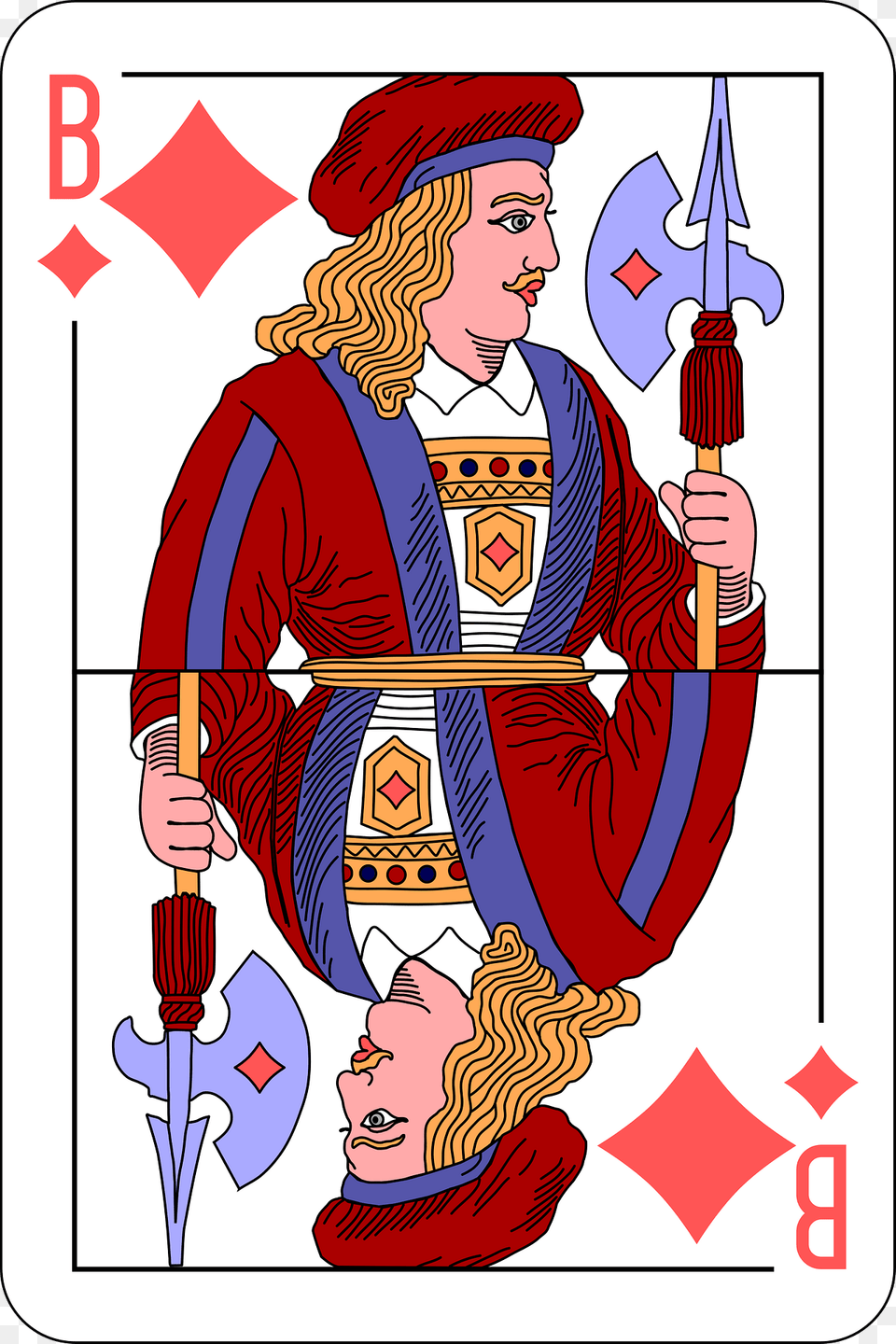 Jack Of Diamonds Clipart, Adult, Male, Man, Person Png Image
