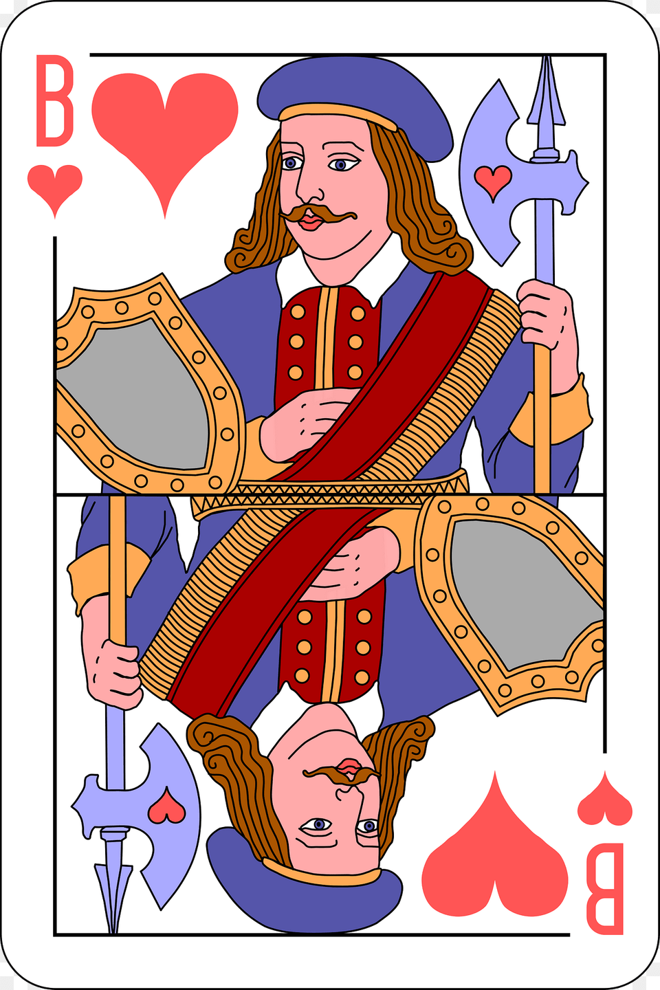 Jack Of Hearts Clipart, Adult, Male, Man, Person Free Png