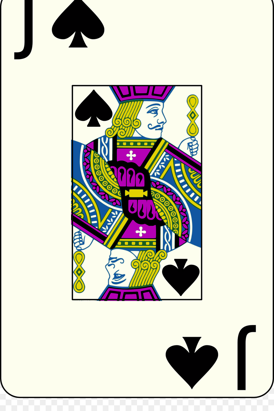 Jack Of Spade Clipart, Face, Head, Person, Baby Free Png Download