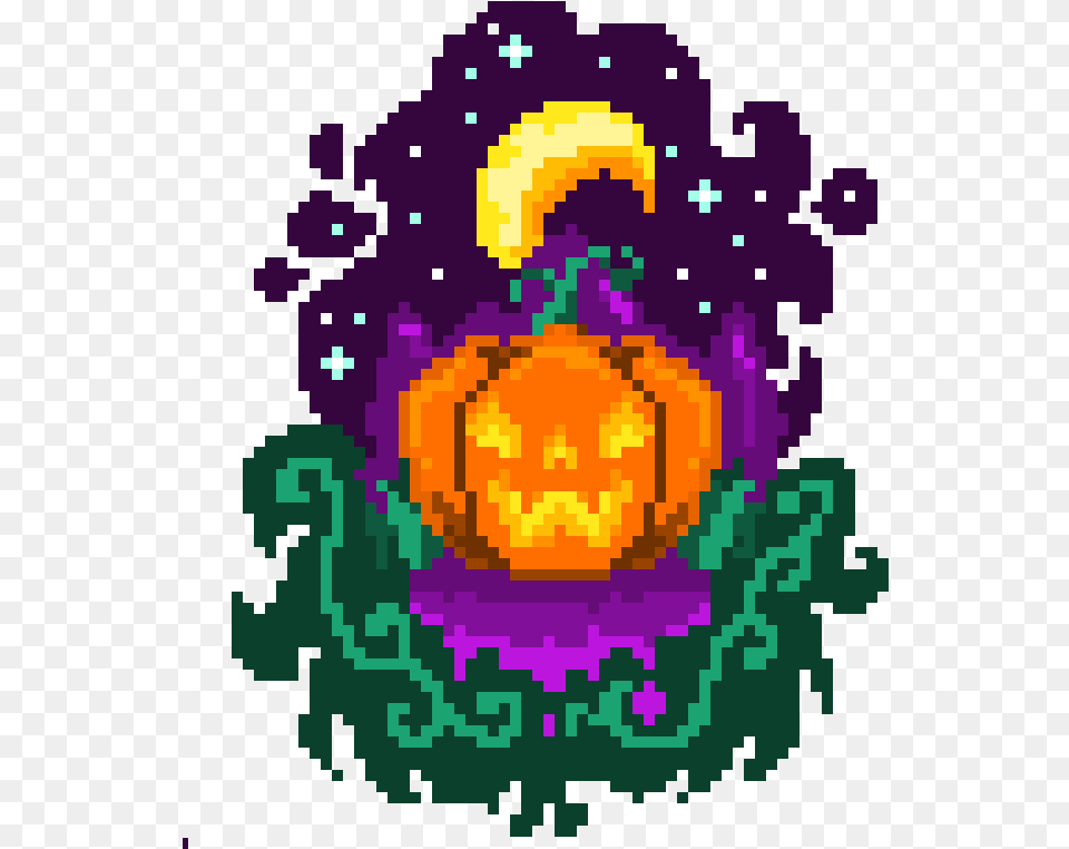 Jack Olantern Pixel Art Maker, Graphics, Pattern, Purple, Lighting Free Png Download