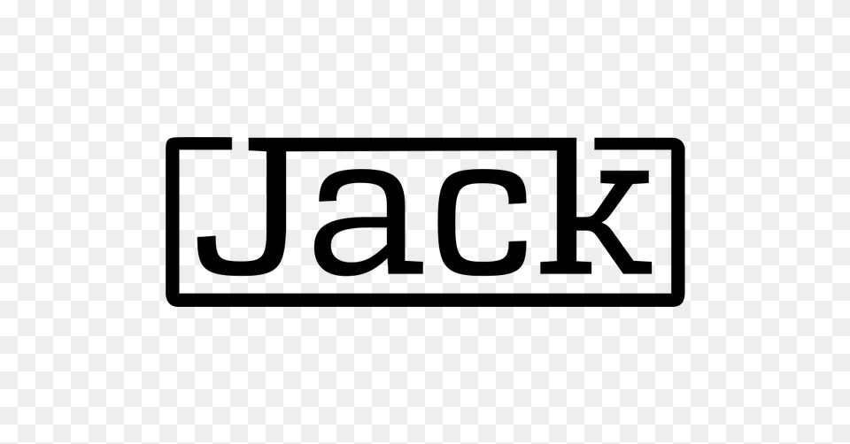 Jack Retro Name Plate Vector And The Graphic, Electronics, Screen, Blackboard Free Png Download