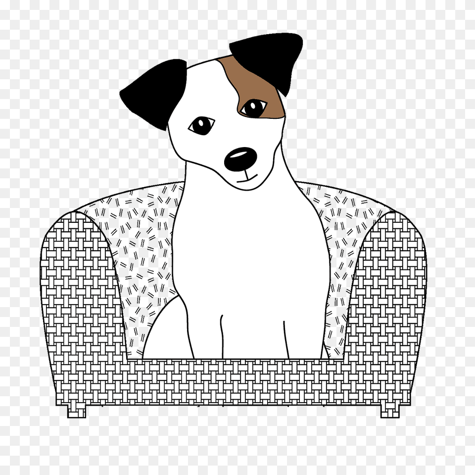 Jack Russell Clipart, Furniture, Couch, Pet, Mammal Free Png Download