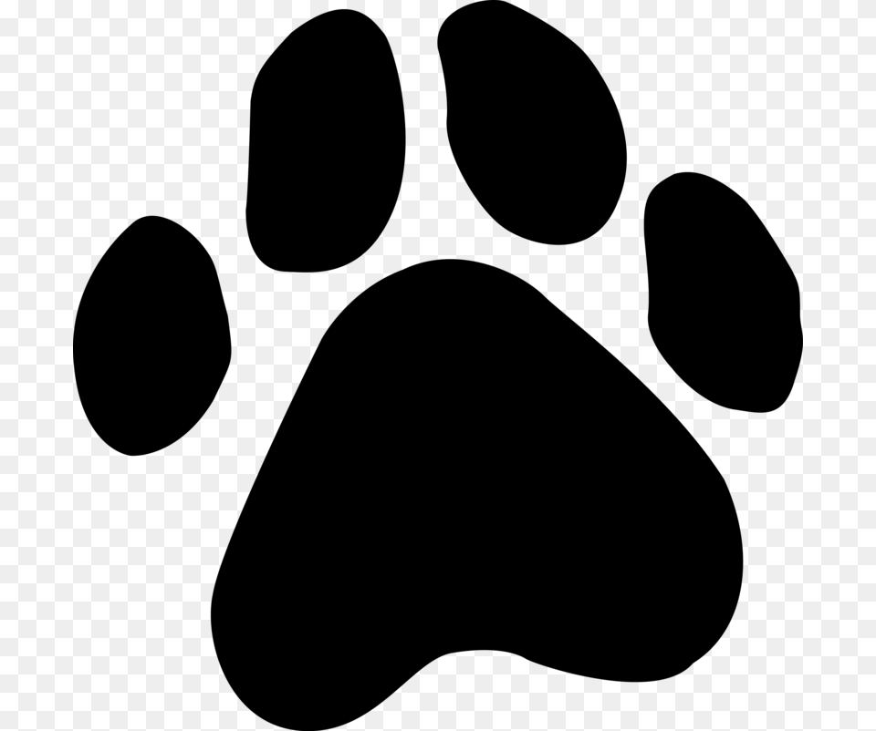 Jack Russell Paw Print, Gray Free Png Download