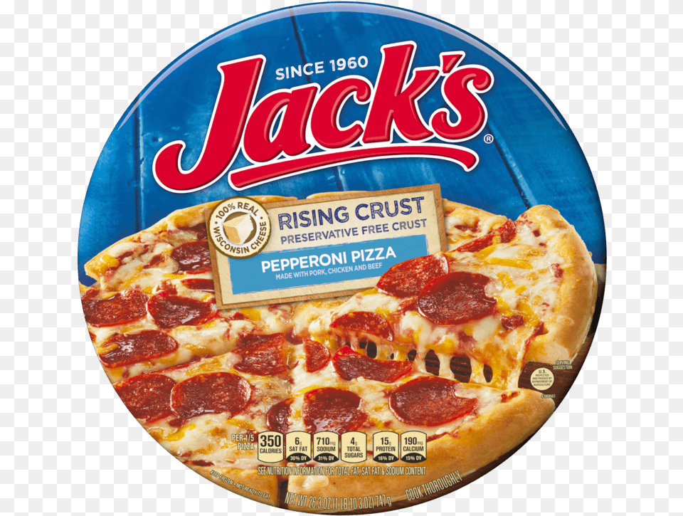 Jack S Rising Crust Pepperoni Frozen Pizza Jack39s Rising Crust Pepperoni Pizza, Food, Advertisement Free Transparent Png