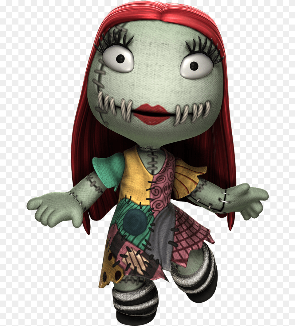 Jack Skellington Little Big Planet, Doll, Toy, Face, Head Png