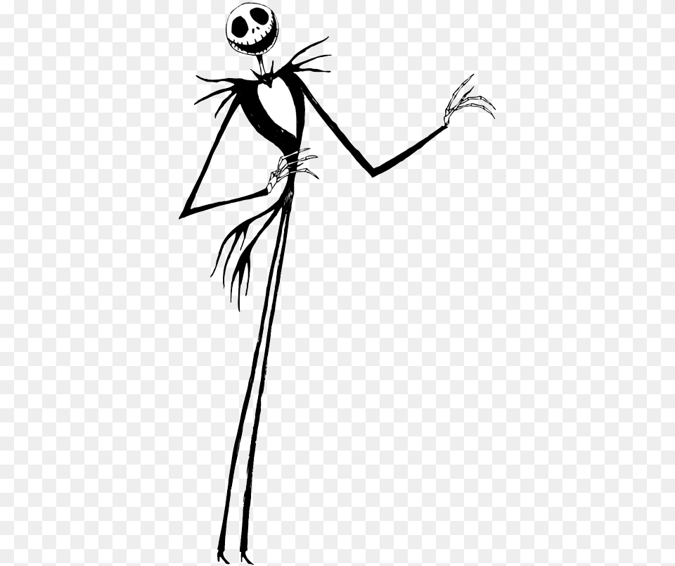 Jack Skellington Official Art, Book, Comics, Publication, Stencil Free Png Download