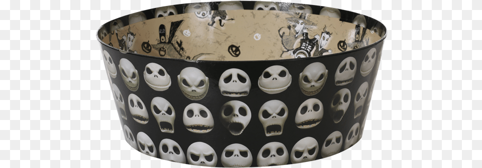 Jack Skellington Paperboard Candy Bowl Nightmare Before Christmas Candy Bowl, Accessories, Art, Porcelain, Pottery Free Png
