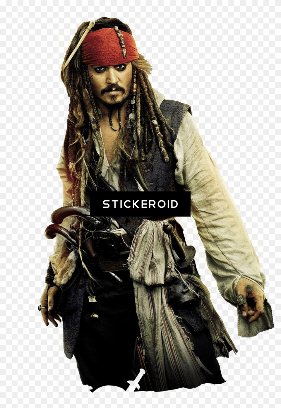 Jack Sparrow, Adult, Male, Man, Person Png