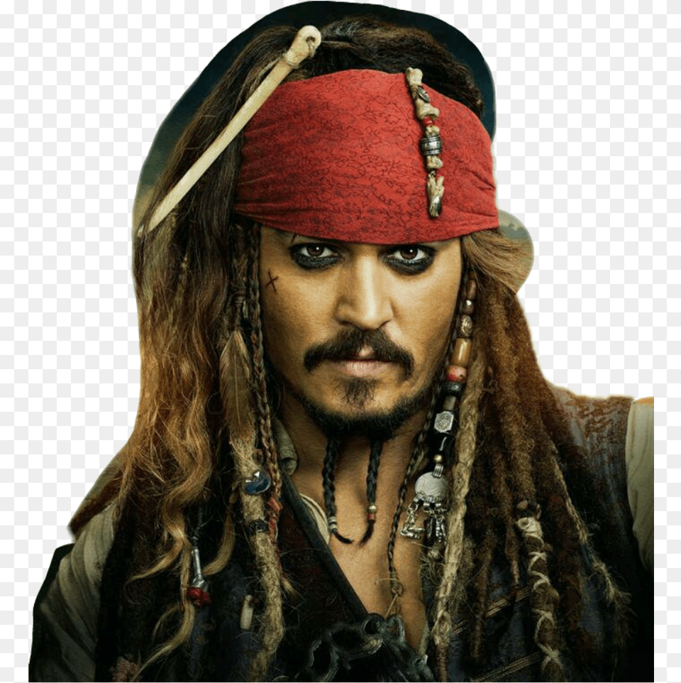 Jack Sparrow Johnny Depp Pirates Of The Caribbean, Adult, Captain, Male, Man Png Image