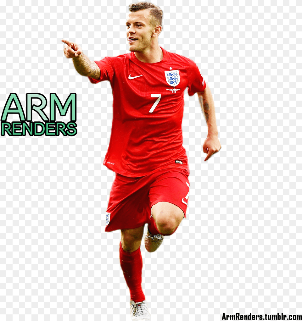 Jack Wilshere By Mh10pro Soccer Player, T-shirt, Clothing, Person, Man Free Transparent Png