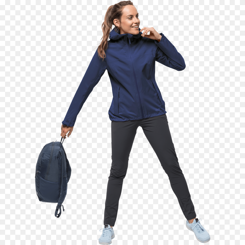 Jack Wolfskin Jwp Shell, Teen, Long Sleeve, Person, Girl Free Png