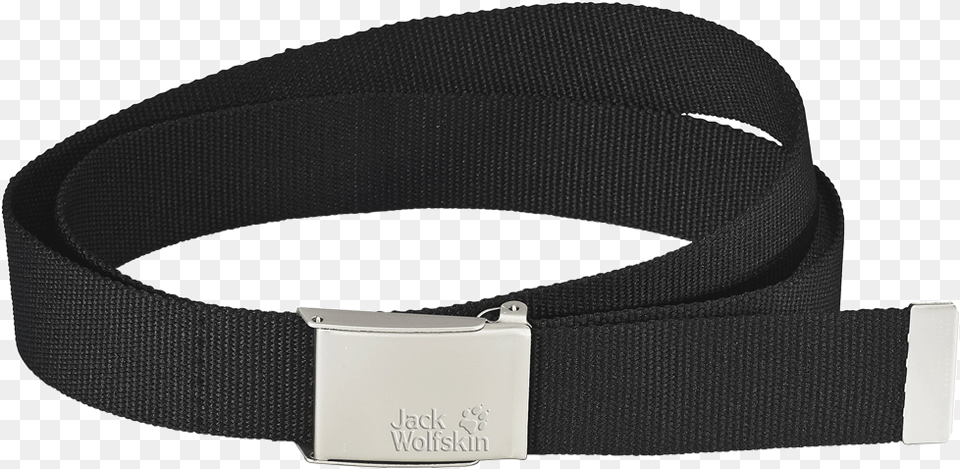 Jack Wolfskin Webbing Belt Wide Black, Accessories, Canvas, Strap, Buckle Png Image