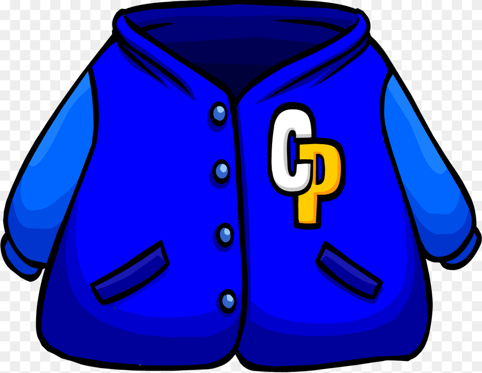 Jacket Clipart Blue Jacket, Clothing, Coat, Shirt, Knitwear Png Image