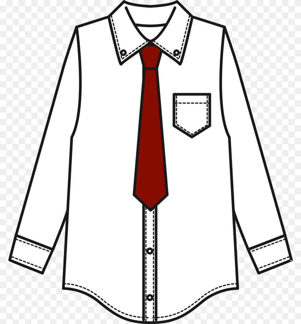 Jacket Drawing Pictures Cottons Chanel Biker Books Shirt And Tie Clipart, Accessories, Clothing, Formal Wear, Long Sleeve Free Transparent Png