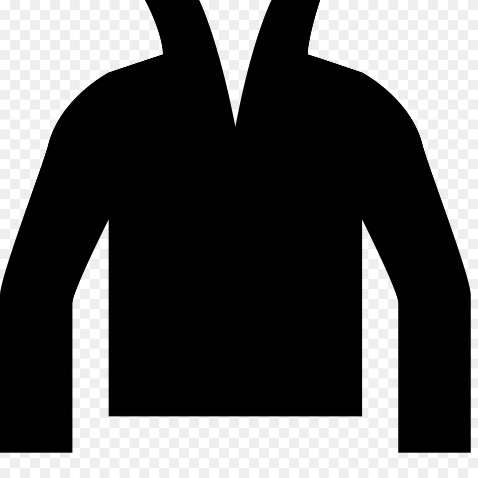 Jacket Icon, Gray Free Png