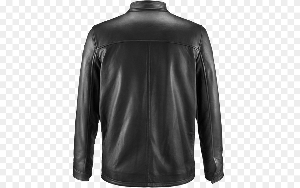 Jacket Leather Back, Clothing, Coat, Leather Jacket, Long Sleeve Png