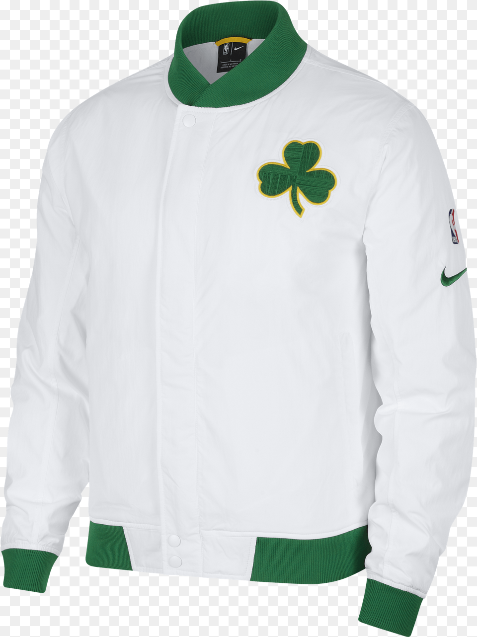 Jacket Nike Courtside Boston Celtics, Clothing, Coat, Knitwear, Shirt Free Png Download