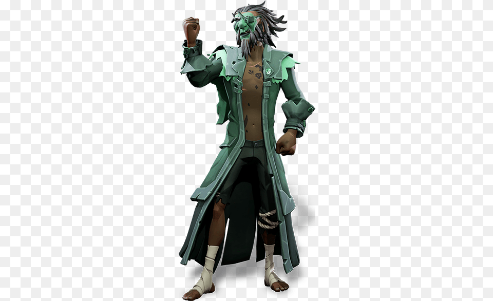 Jacket Of The Damned Sea Of Thieves, Clothing, Costume, Person, Adult Free Png Download