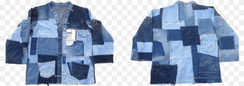 Jacket1both Patchwork, Clothing, Coat, Jeans, Pants Free Png