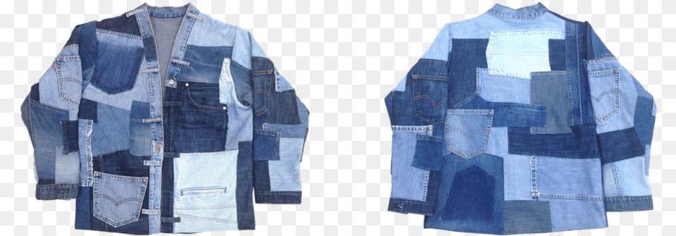 Jacket2both Patchwork, Clothing, Coat, Jeans, Pants Free Transparent Png