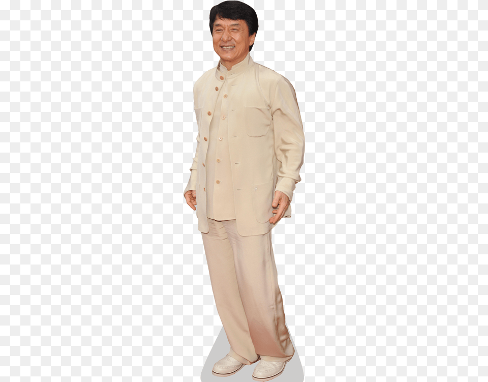 Jackie Chan Cardboard Cutout Jackie Chan Cut Out, Suit, Linen, Home Decor, Formal Wear Free Transparent Png