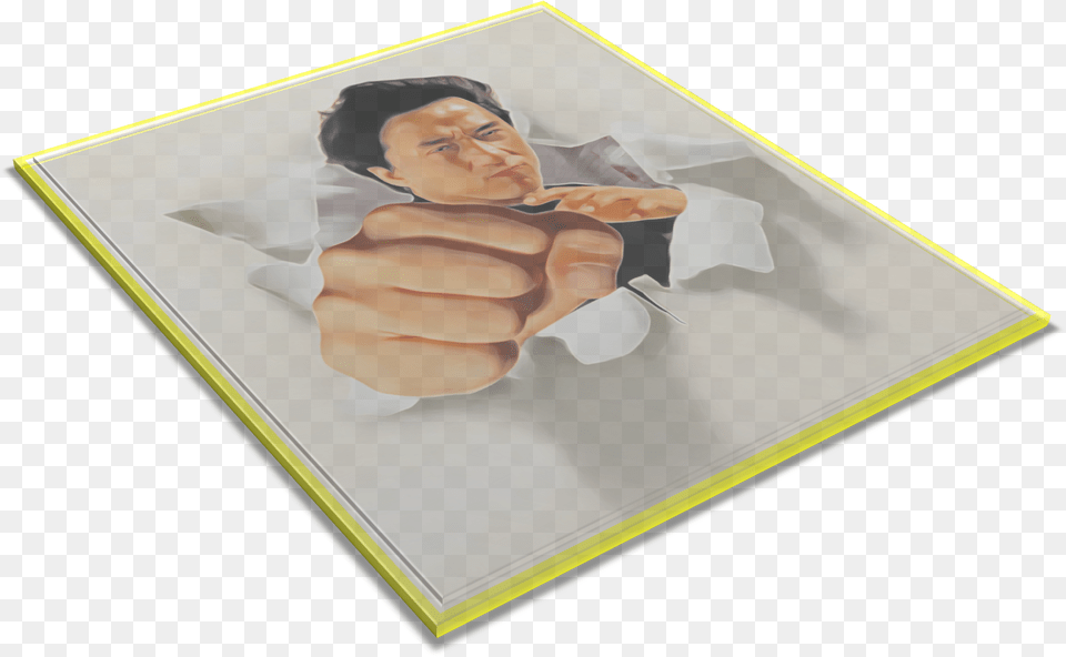 Jackie Chan Photomontage, Adult, Person, Hand, Finger Png Image