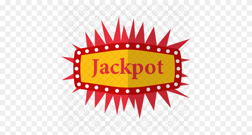 Jackpot Icon Illustration, Sticker, Logo Png Image