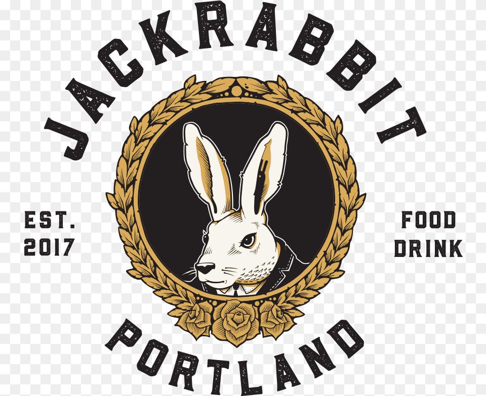 Jackrabbit Pdx Downtown Portland American Cuisine Chris Jackrabbit Portland Logo, Animal, Mammal Free Transparent Png