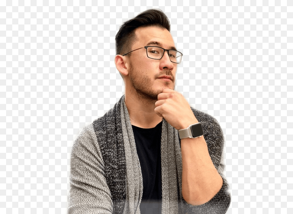 Jacksepticeye Antisepticeye Broaverage Marvinmacnificent Markiplier New Haircut, Person, Man, Male, Photography Free Png