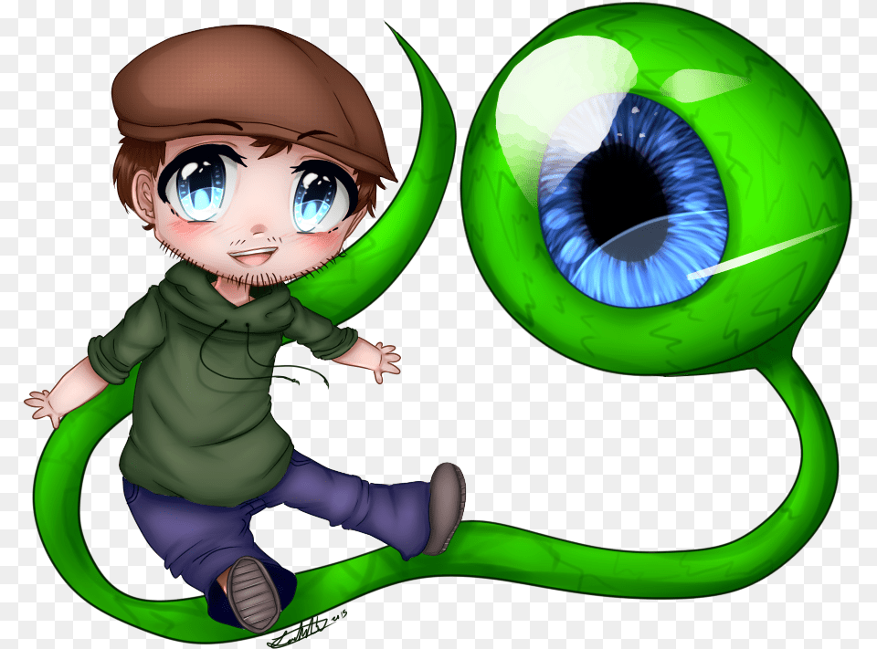 Jacksepticeye Art, Baby, Person, Face, Head Free Png