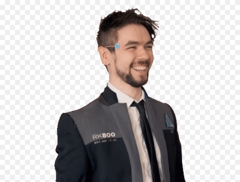 Jacksepticeye Connor Formal Wear, Laughing, Smile, Face, Person Free Png Download