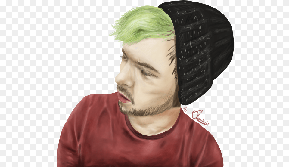 Jacksepticeye Download Jacksepticeye Digital Painting, Adult, Man, Male, Hat Free Png