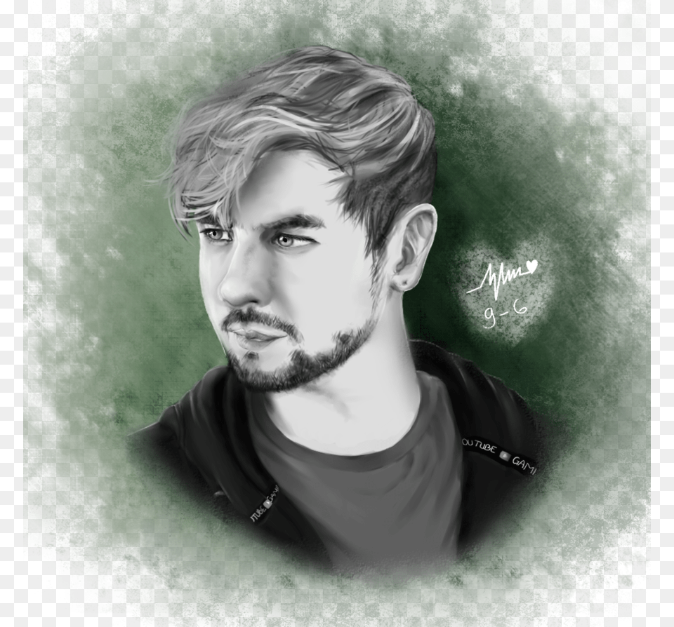 Jacksepticeye Portrait By Luminousruby Portrait, Adult, Photography, Person, Man Free Png