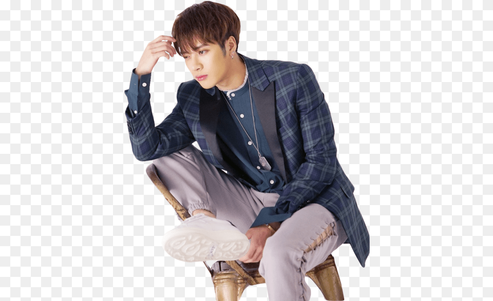 Jackson And Kpop Image Jackson Wang 2017 Photoshoot, Sitting, Person, Teen, Boy Png