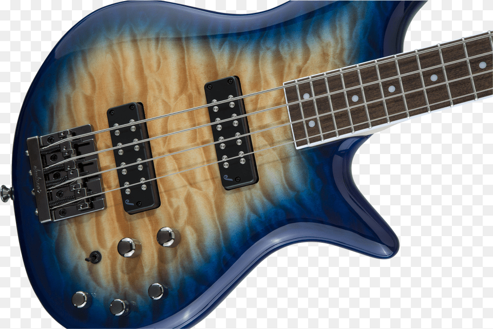 Jackson Js3q Amber Blue Burst Bass Free Png