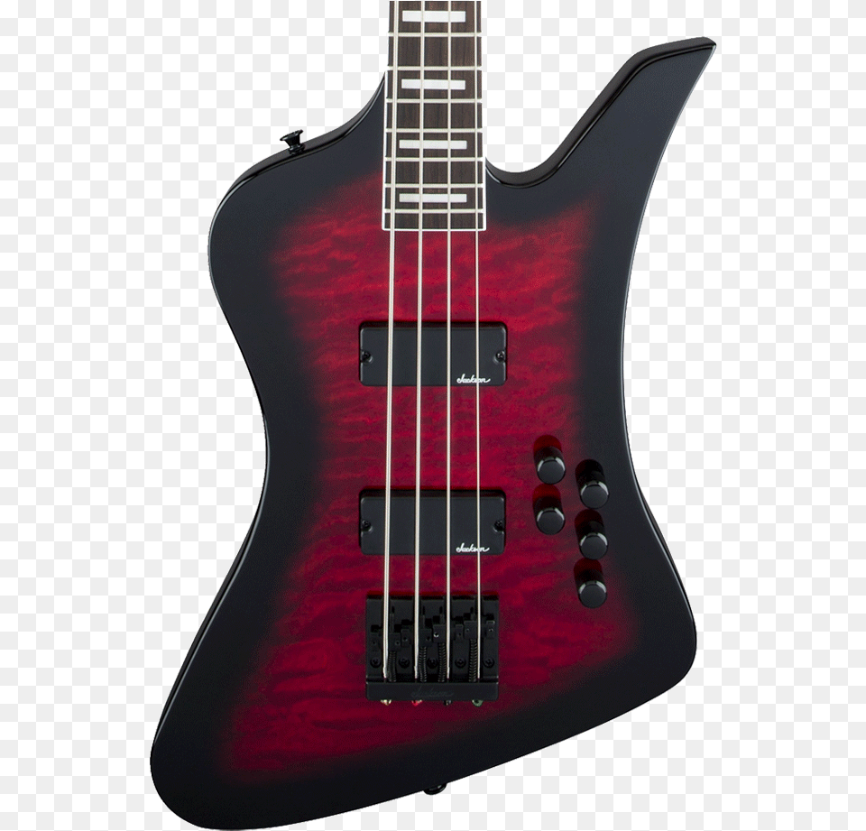 Jackson Js3q Kelly Bird Electric Bass Guitar Jackson Js Kelly Bird, Bass Guitar, Musical Instrument Png