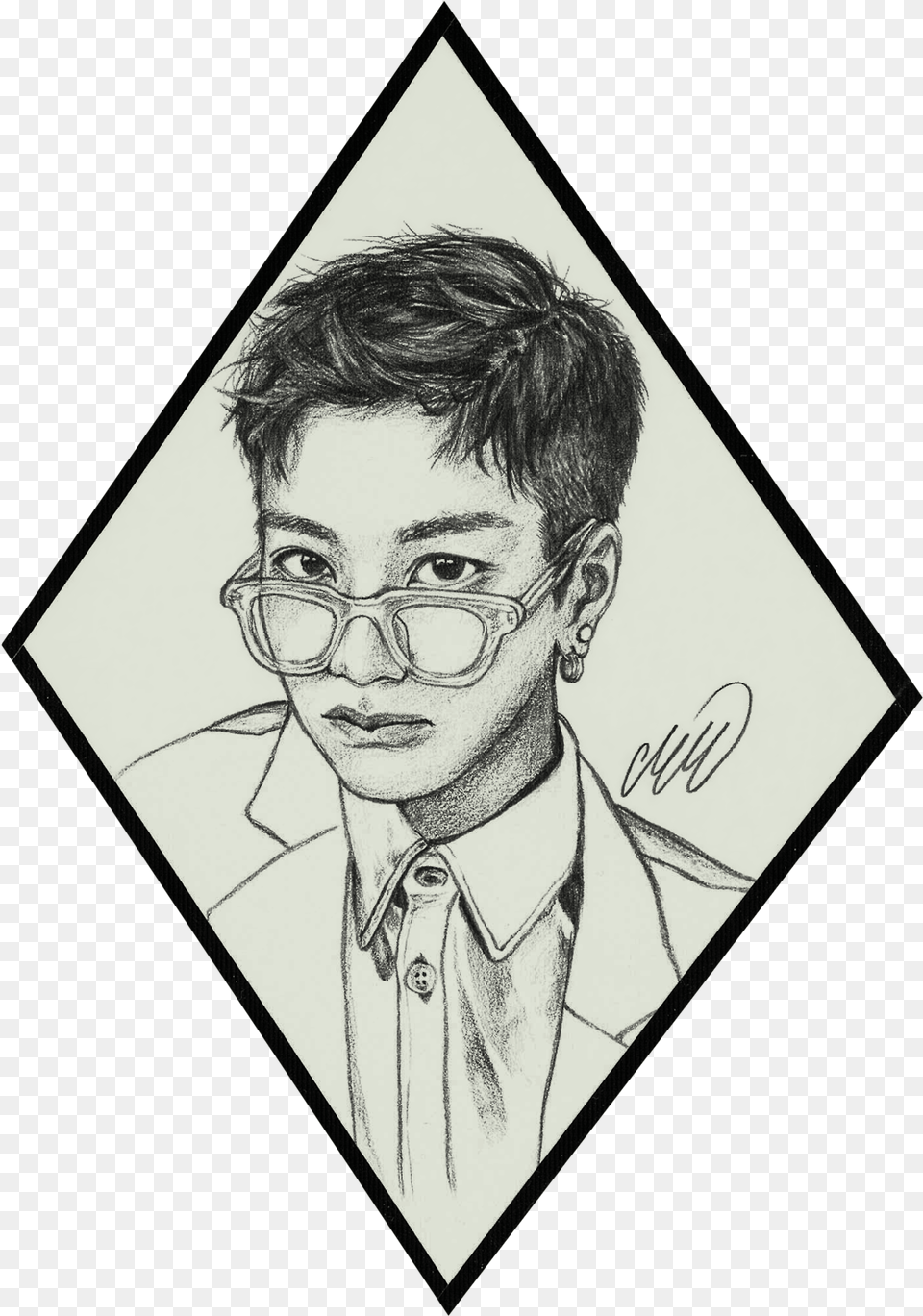 Jackson Wang Portrait For My Beloved Friend Gentleman, Art, Drawing, Person, Adult Free Png Download