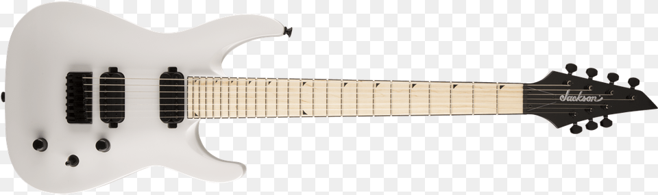 Jackson White 7 String Guitar, Bass Guitar, Musical Instrument, Electric Guitar Free Png Download