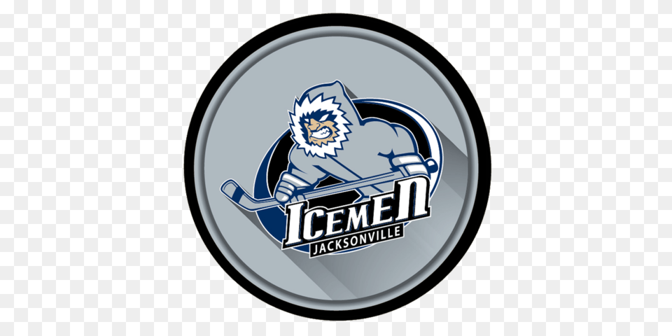 Jacksonville Icemen Badge, Emblem, Symbol, Logo Png