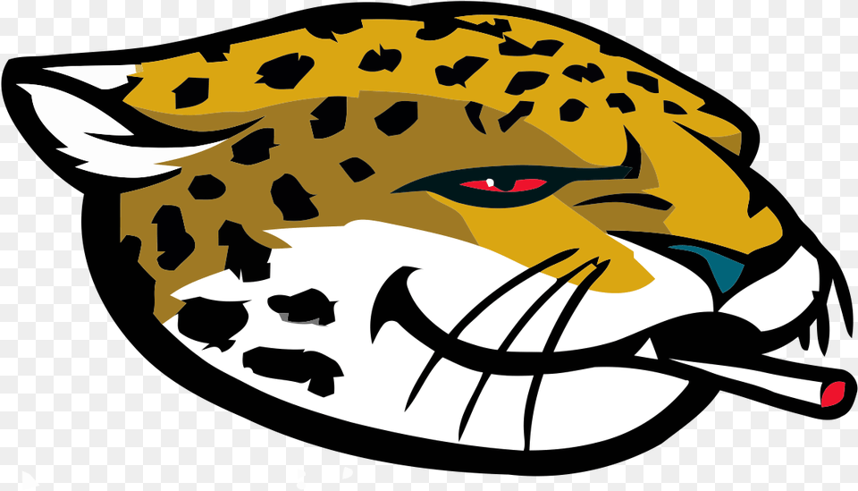 Jacksonville Jaguars Smoking Weed Logo Logo Jacksonville Jaguars, Animal, Cheetah, Mammal, Wildlife Free Png