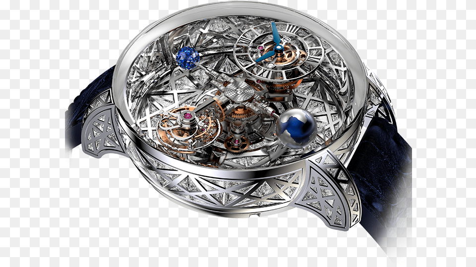 Jacob And Co Astronomia Diamond, Arm, Body Part, Person, Wristwatch Free Png